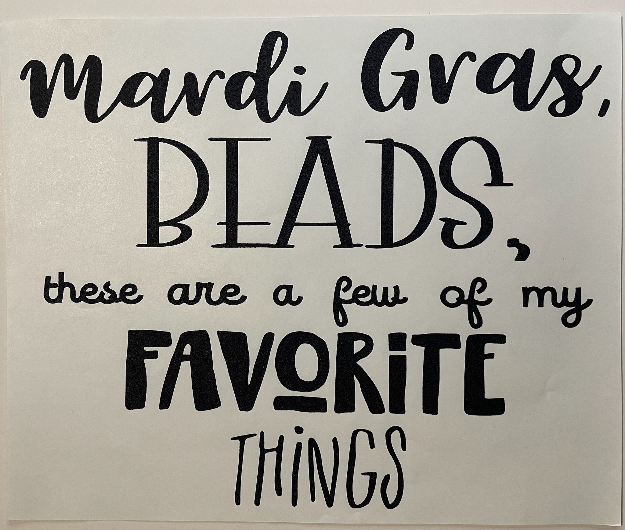 Mardi Gras Beads
