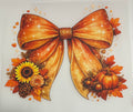 Orange bow