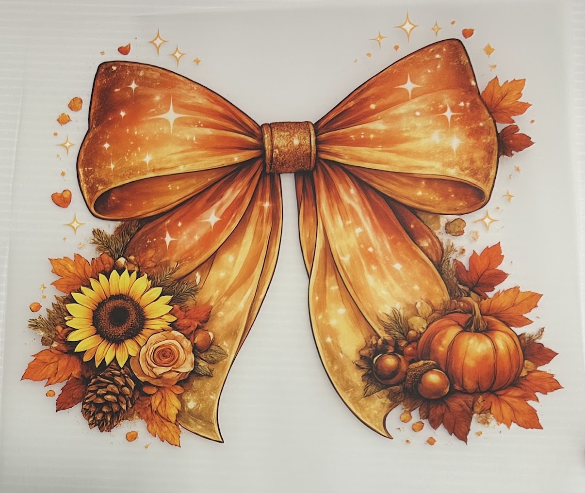 Orange bow