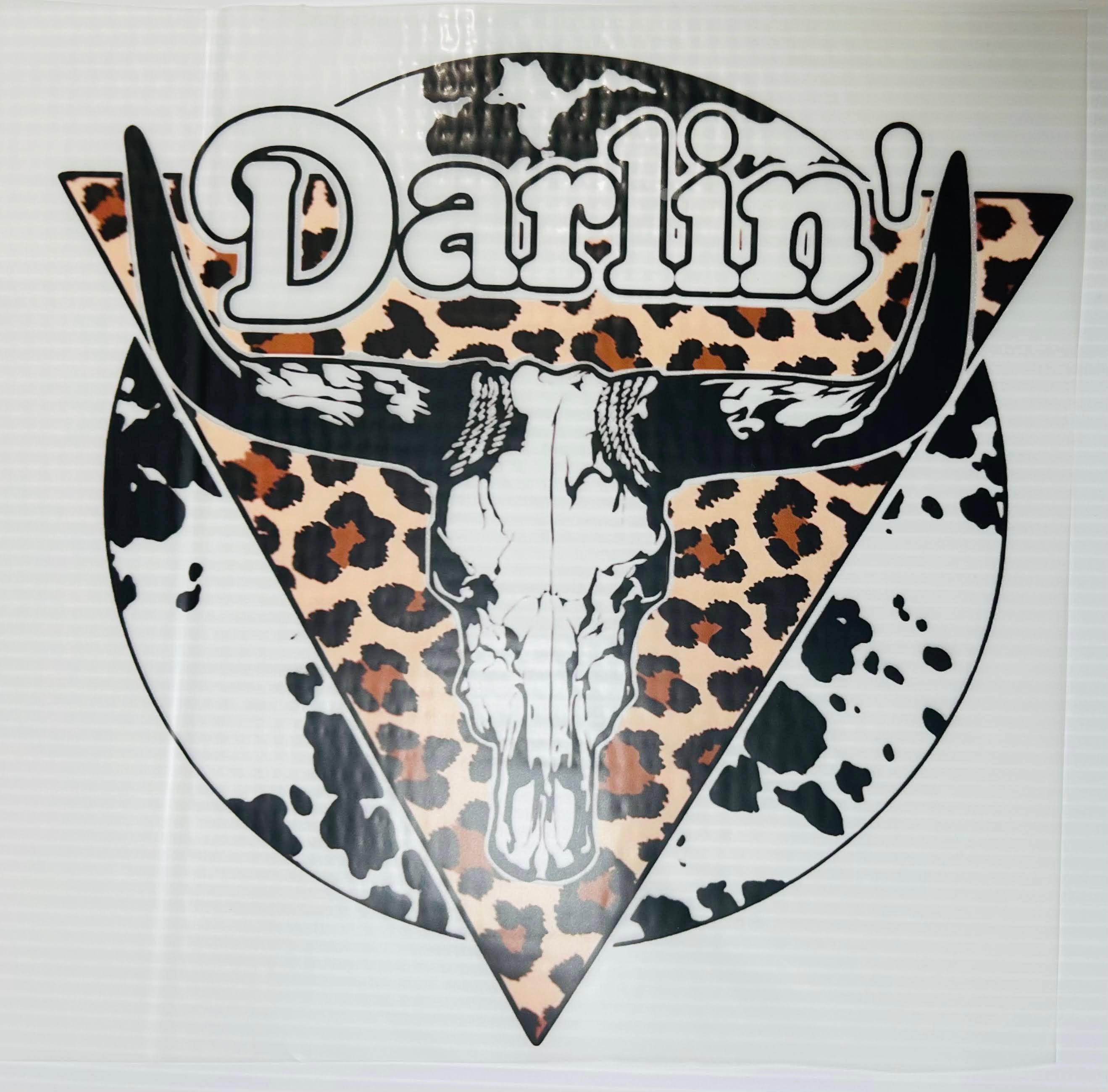 Darlin leopard bull skull