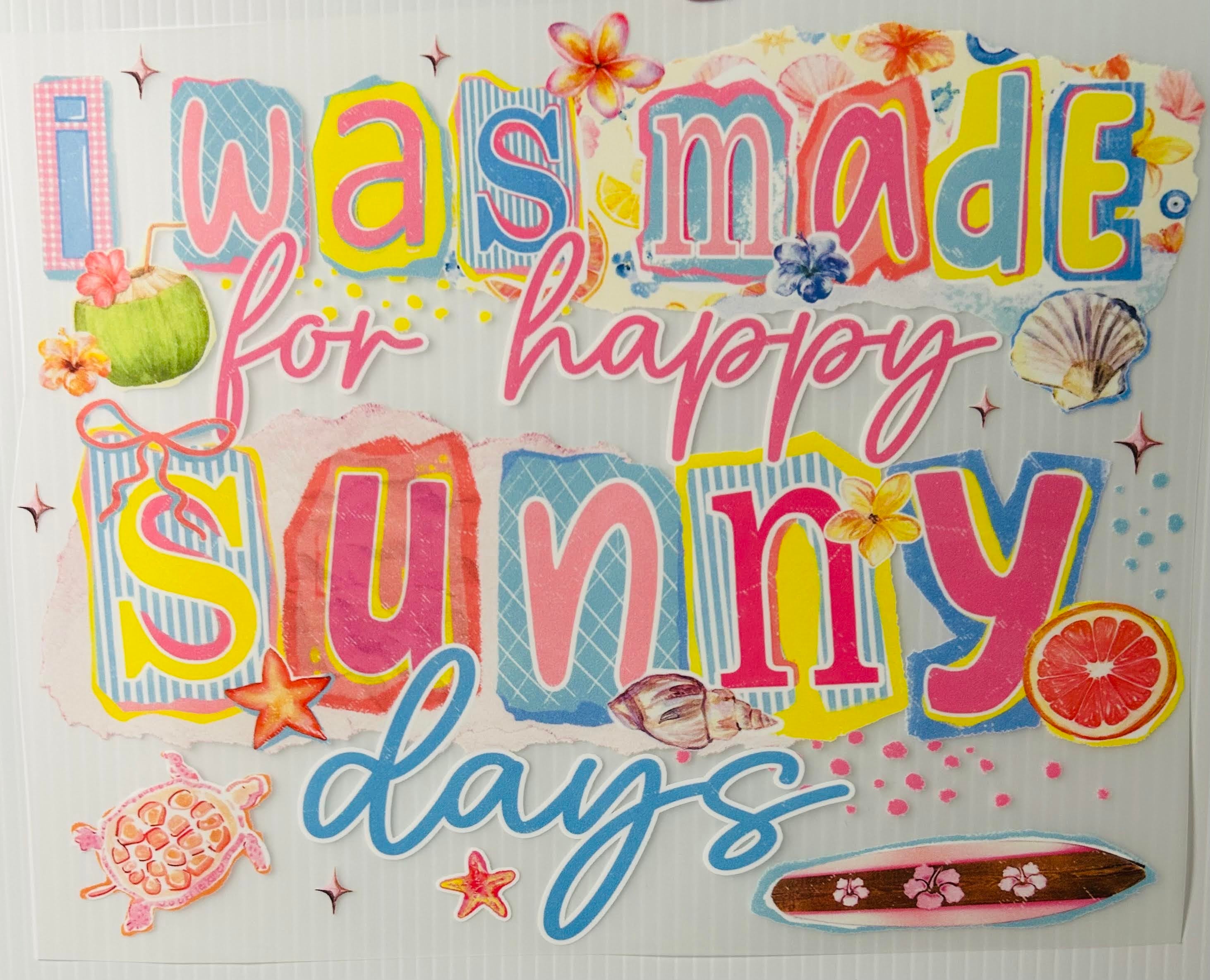Happy sunny days