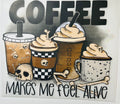 Coffee makes me feel alive