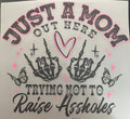 Mom trying not to raise a**holes