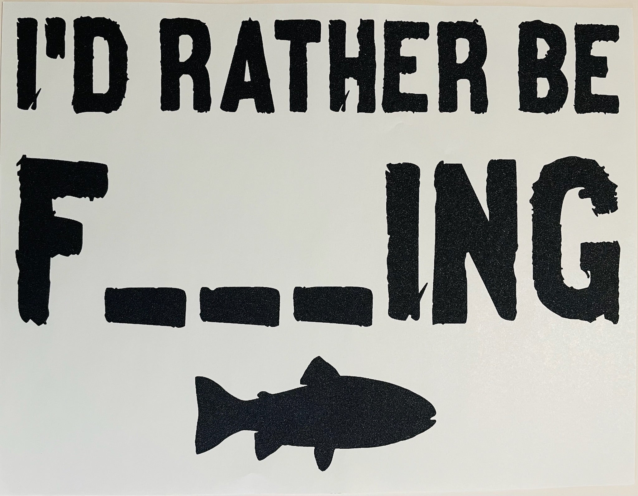 I’d Rather