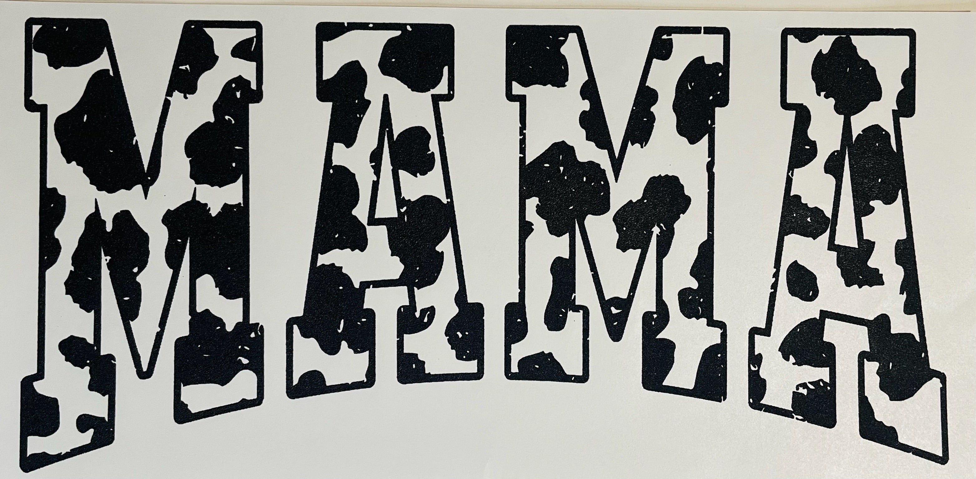 Mama CowPrint