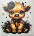 Black tutu baby cow