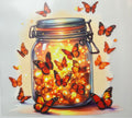 Mason jar butterflies