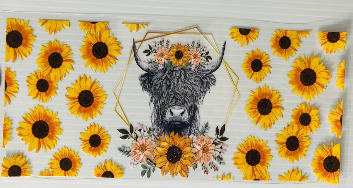 Sunflower cow