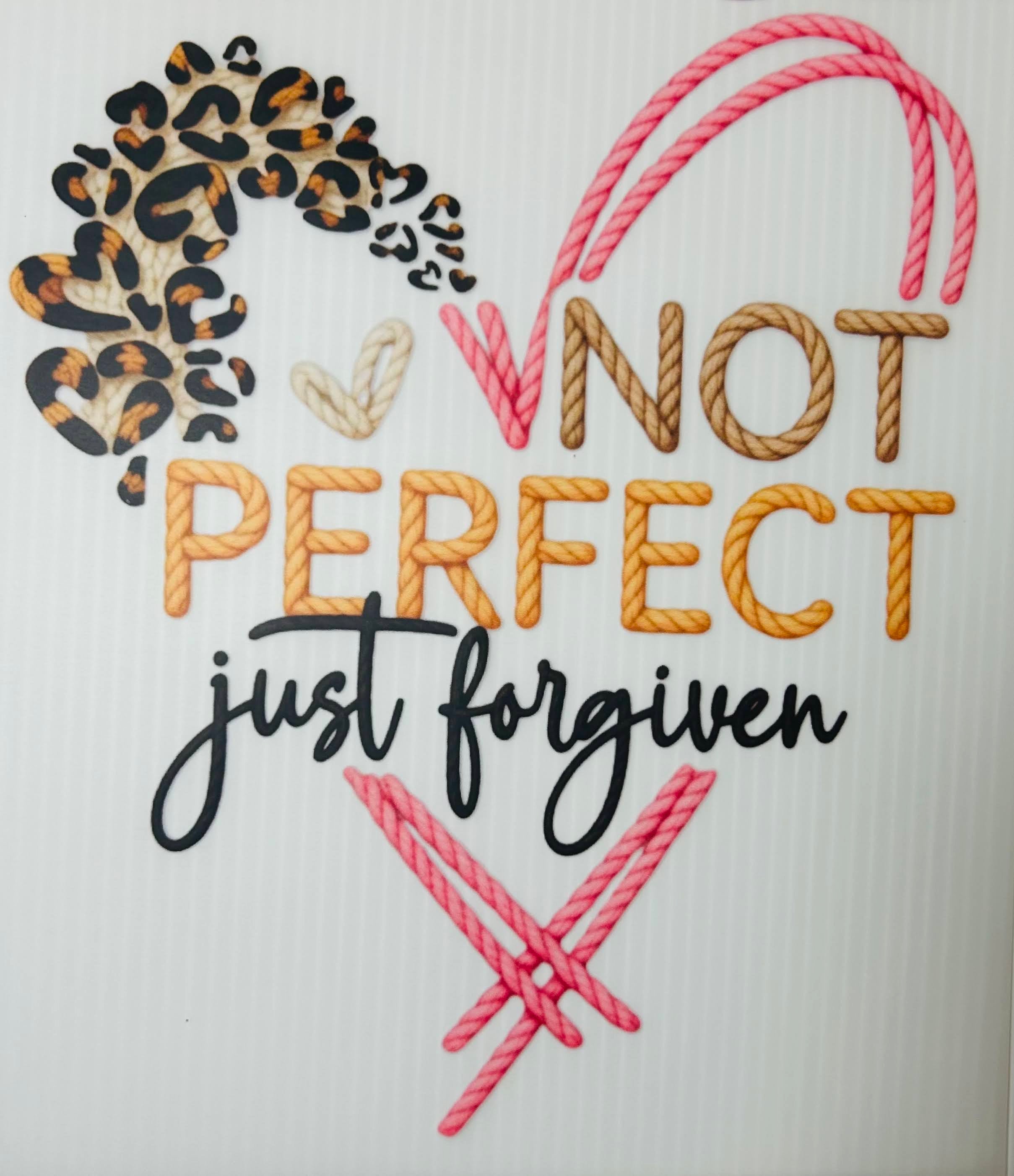 Not perfect just forgiven