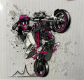 Girl motorcycle