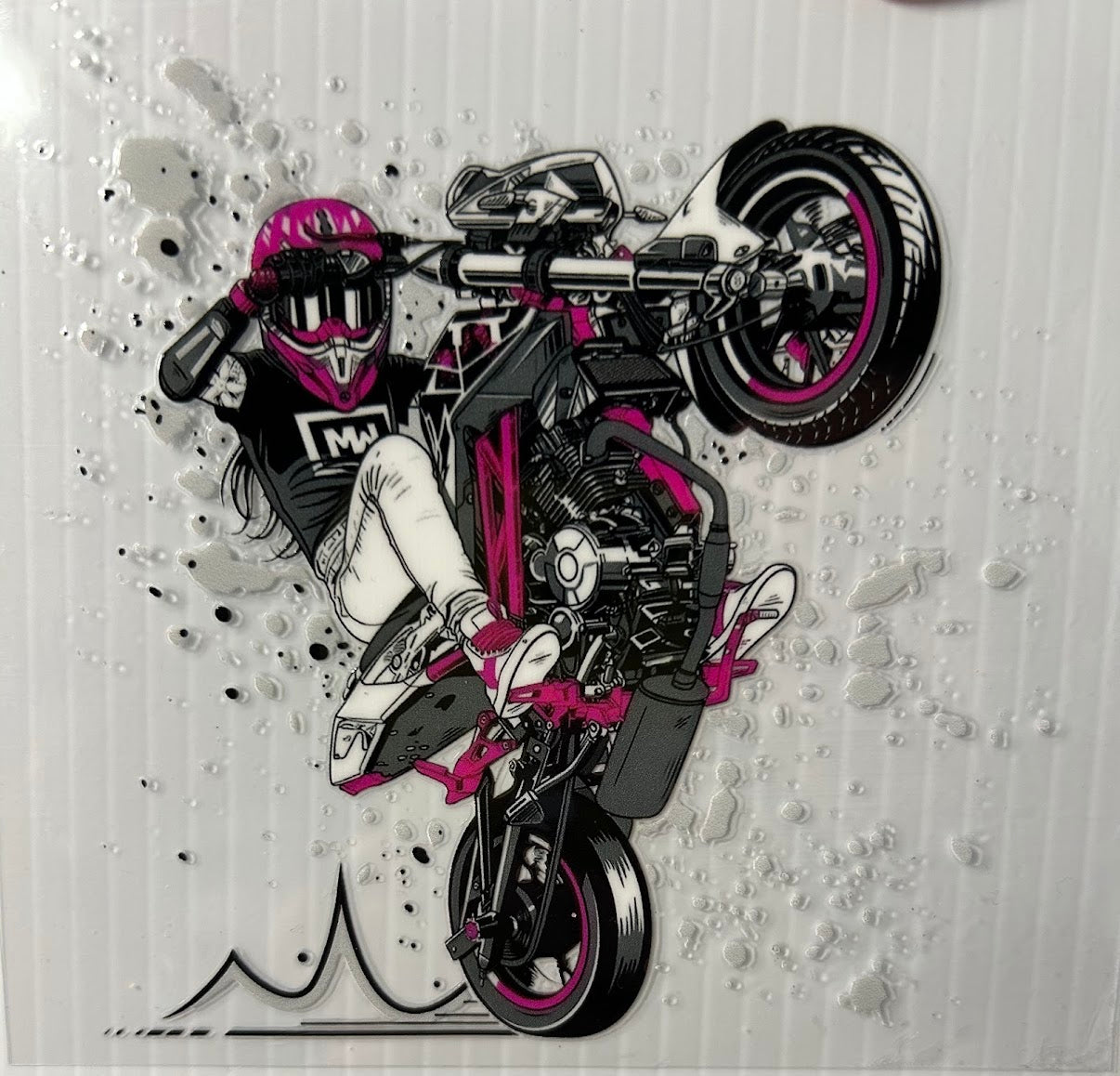 Girl motorcycle