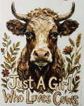 Just a girl who loves cows