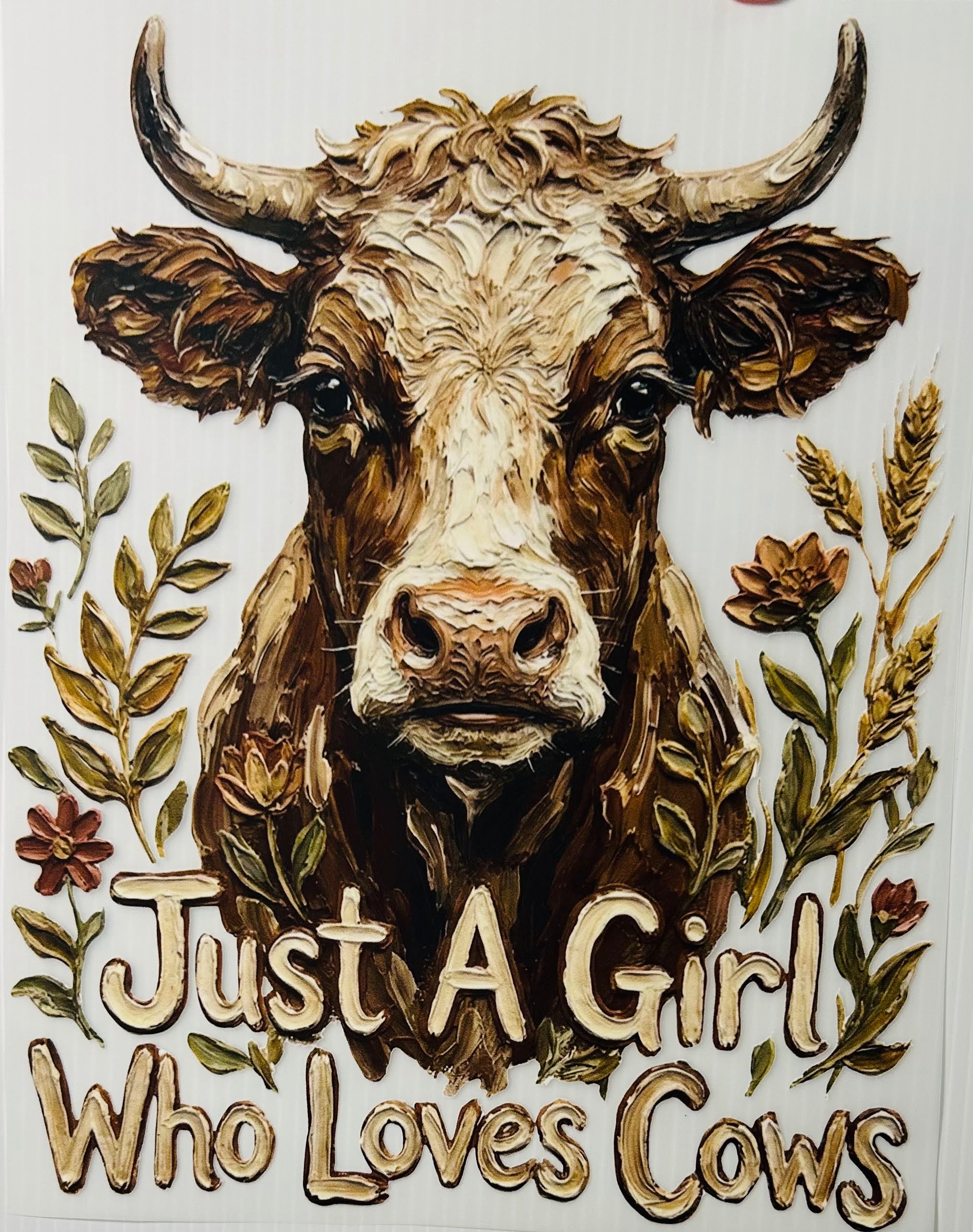 Just a girl who loves cows