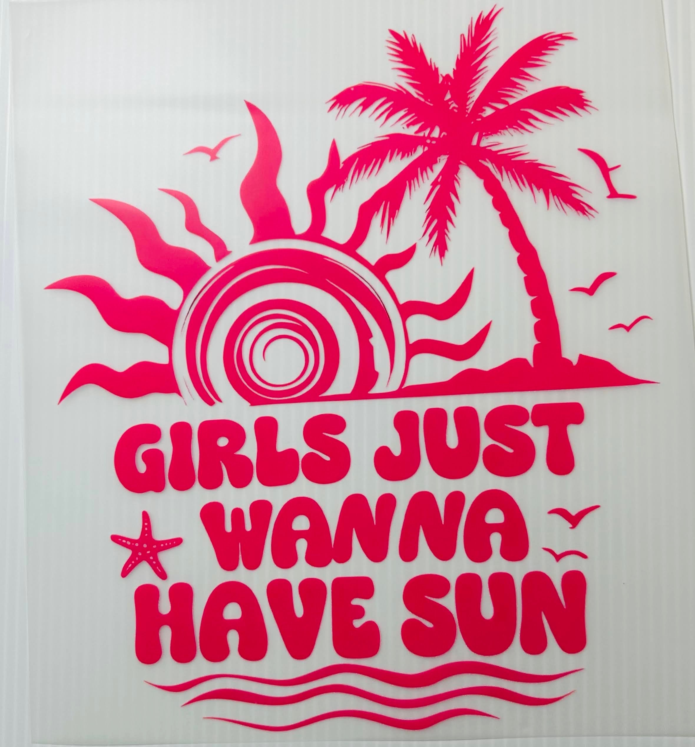 Girls just wanna have sun