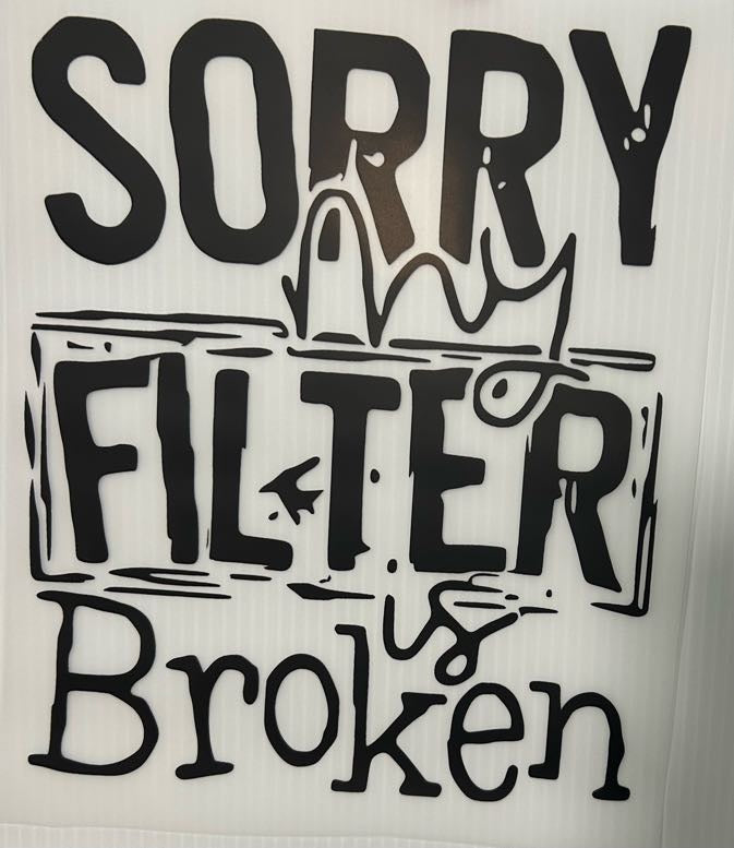 Filter is broken