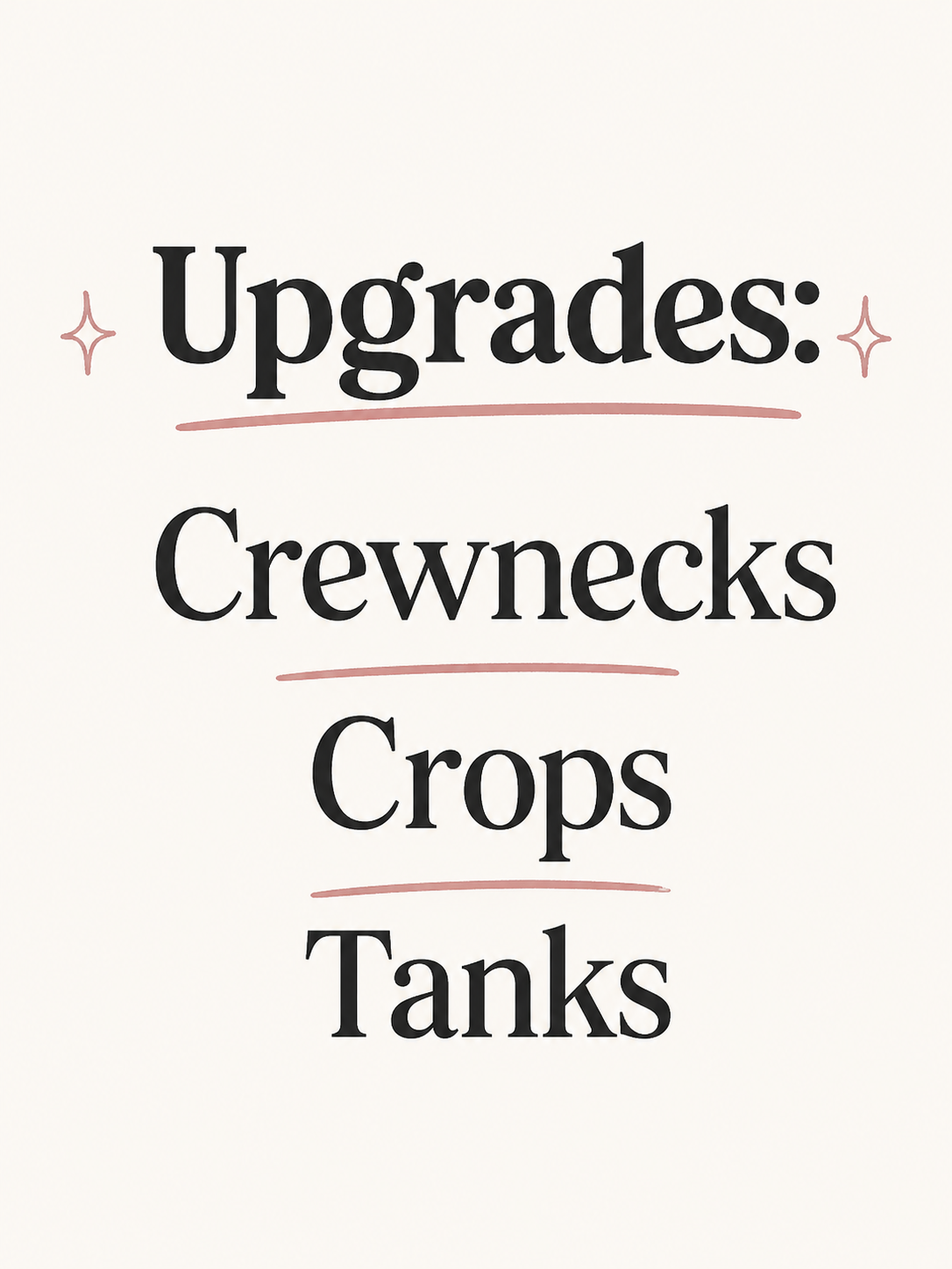 Apparel Upgrade