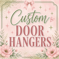 Door hanger with bow Request