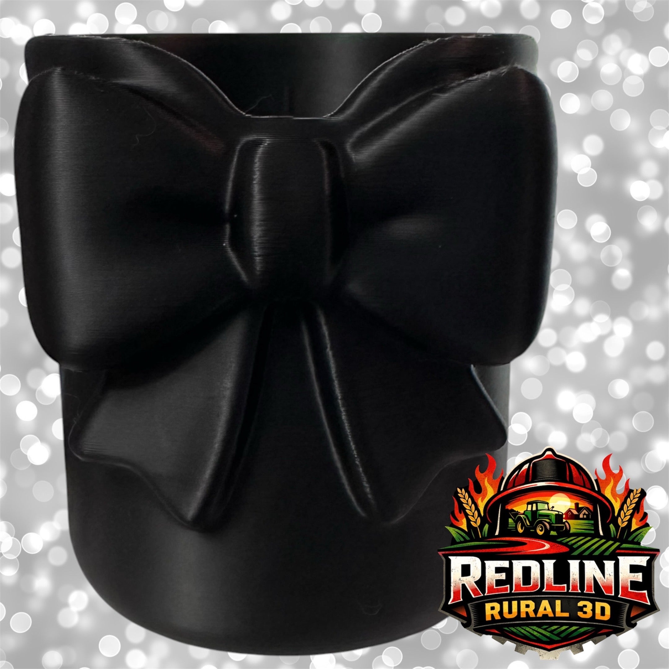 Black Bow Pen Cup