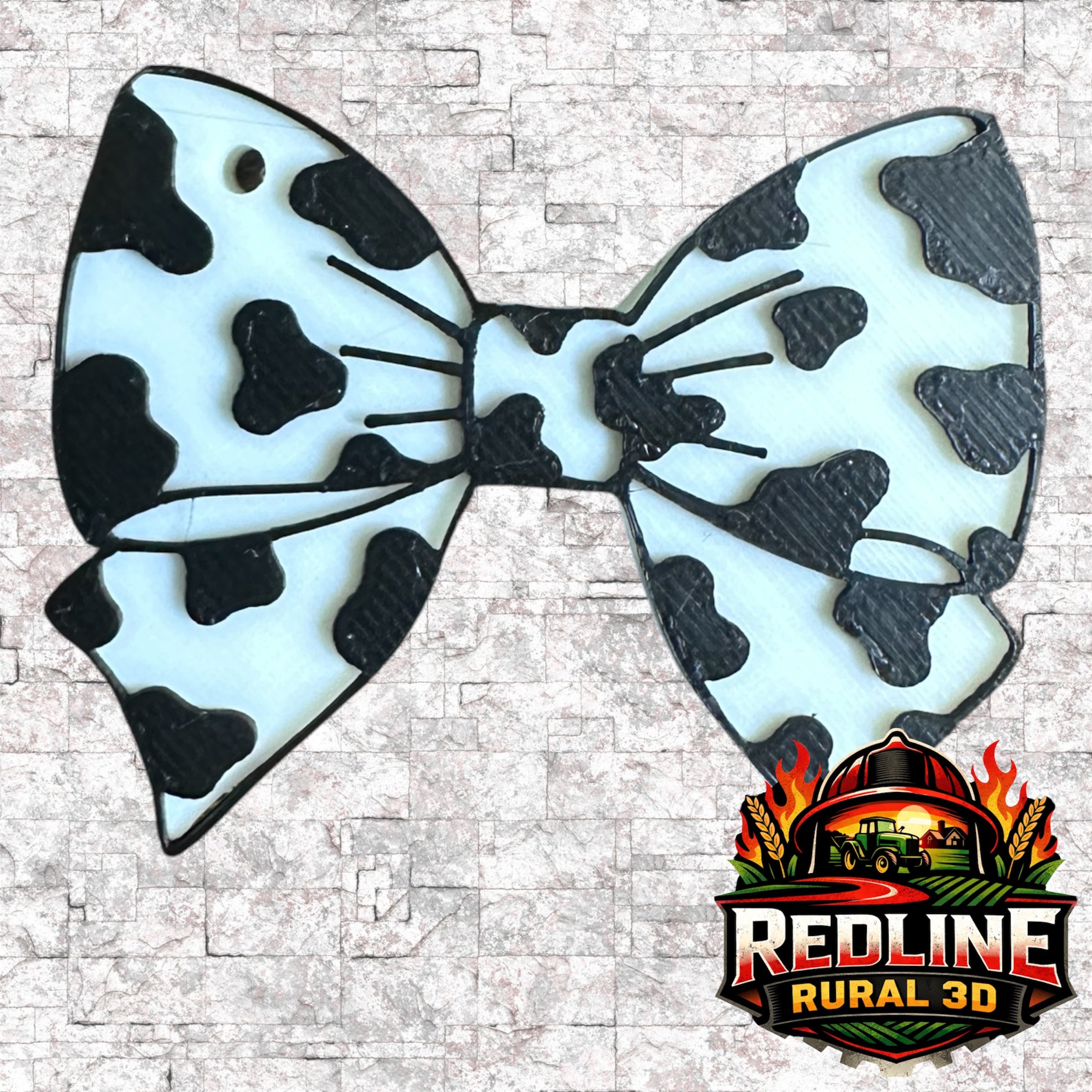 Can openers Cow print keychain